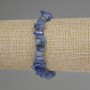 Armband Blau Aventurin-Krümel, Durchmesser 5–8 × 3–5 mm, Länge ca. 18 cm, Stretcharmband