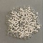 Crimpfixierklemmen „Zahipy“, Durchmesser 2,5 mm, Metallfarbe Silber, 8 g