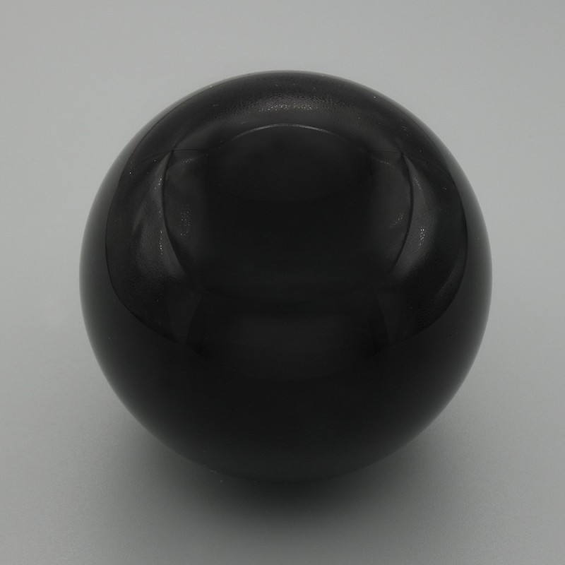 Souvenirkugel aus silberglänzendem Obsidian, Durchmesser ca. 50 mm, Gewicht ab 150 g (Preis pro 100 g)