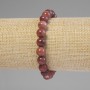 Selenit-Armband mit glatten Kugeln, Ø 8 mm