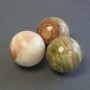 Souvenirkugel aus natürlichem Onyx, Durchmesser 40 mm+