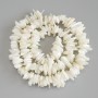 Perlmutt-Krümel-Perlen, Durchmesser 10–14 × 1–5 mm ±, auf der Schnur, Länge 40 cm+