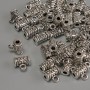 Anhängeröse, Metallfarbe Silber, Durchmesser 7,5×4 mm, Lochdurchmesser 1,8 mm, Verpackung 20 g (~39 Stück)
