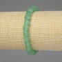 Armband aus facettiertem Nephrit, Würfel 7×7 mm, Länge ca. 18 cm, Stretcharmband