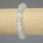 Armband aus grauem Katzenauge, glatte Kugeln 11 mm, Länge ca. 18 cm, Stretcharmband