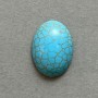 Cabochonfassung Türkis 18×13 mm ± Preis pro 1 Stück