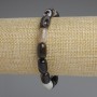 Achat-Barrel-Armband, Durchmesser 12×8 mm, Länge ca. 18 cm, Stretcharmband