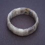 Armband aus Labradorit auf Elastikband, rechteckige Glieder 2, 4×1, 1 cm+