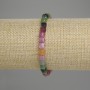 Turmalin-Armband, facettierte Würfel, ca. 5 x 5 x 5 mm, Länge 18 cm