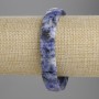 Armband aus Sodalit, facettierte Glieder 12×12 mm, Länge 18 cm+-, Elastikband