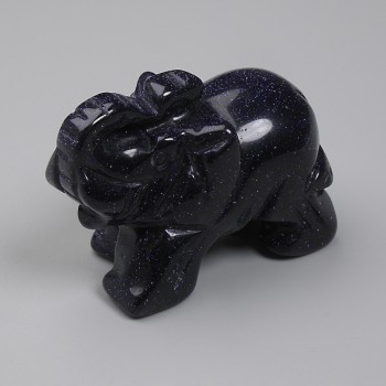 Souvenir-Statuette Elefant Aventurin Nacht von Kairo 55×35×26 mm+