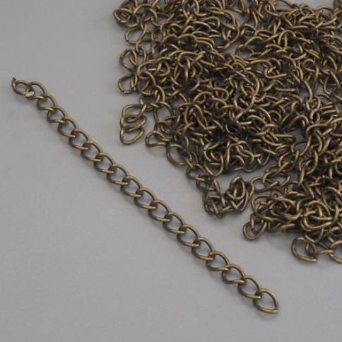 Verlängerungskette, 5 cm, bronzefarbene Ausführung