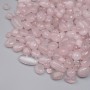 Natürlicher Rosenquarz, geglättete Chips ohne Loch 9-19×6-8 mm ± (pro 100 g ±)