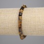 Armband aus Tigerauge, zylindrische Perlen, Durchmesser 6×6 mm ± (Elastik), Länge 18 cm+
