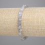 Armband aus Labradorit, facettierte Kugeln 6 mm, Länge ca. 18 cm, Stretch-Band