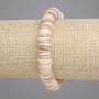 Armband aus Skafarka-Muschel Rondell, Durchmesser 10×2 mm, Länge ca. 18 cm, elastisch