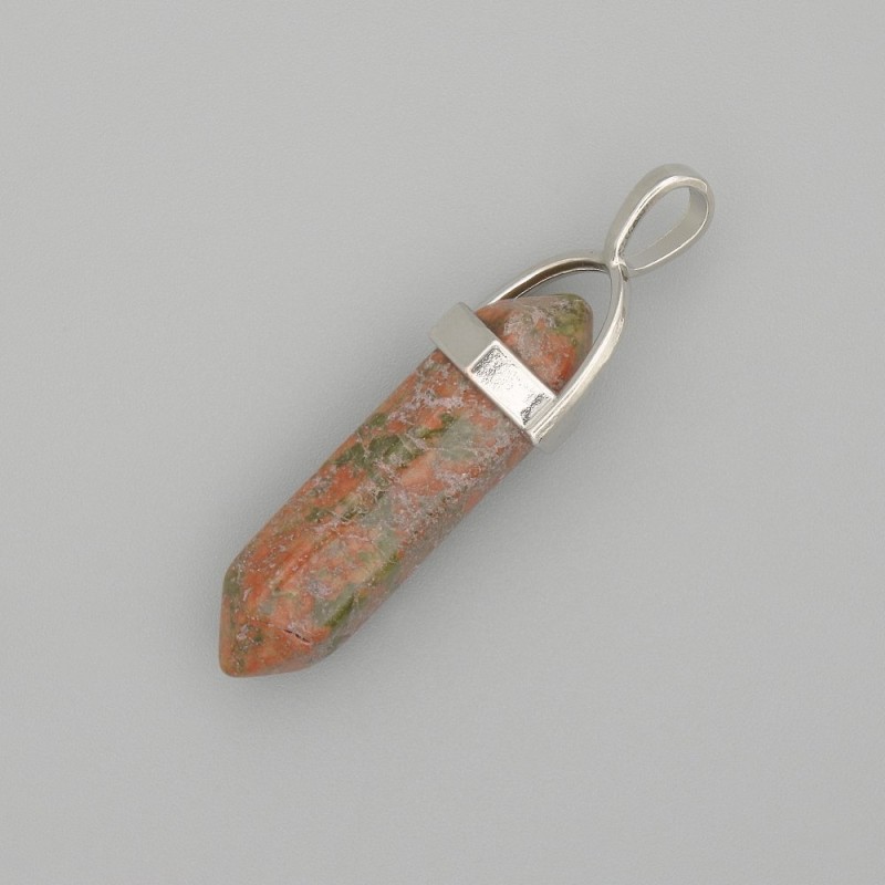 Anhänger Heliotrop sechseckig 4 cm+
