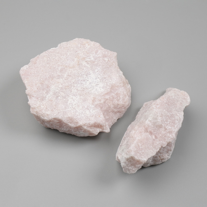 Natürlicher Rosenquarz, unbearbeitet