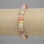 Armband aus Muschel Skafarka Rondell, Durchmesser 8×1,5–2 mm, Länge ca. 18 cm, Stretcharmband