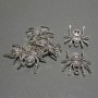 Anhänger Spinne, Durchmesser 24×26 mm ±, Verpackung 7 Stück, 20 g