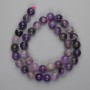 Amethyst-Perlen, glatte Kugeln 10 mm, Länge ca. 39 cm