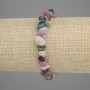 Armband Turmalin-Krümel, Durchmesser 6–14×2–7 mm ±, Länge ca. 18 cm, elastisch