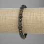 Armband aus Jaspis »Blut des Drachen«, facettierte Würfel, ca. 7×7 mm, Länge ca. 18 cm, Stretch