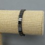 Браслет Гематит Шанель 8х6мм+-, довжина 18см+- стрейч