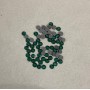 Strasssteine, Kaltfixierung, grün, Durchmesser 4 mm, Verpackung 215 g (+-)