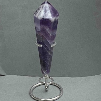 Kegelförmiger Amethyst-Souvenirbleistift mit Geoden