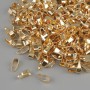 Anhängerhalter für Unteranhänger, Durchmesser ca. 3 mm, Länge ca. 7 mm, goldfarbener Metallton, Verpackung 18 g +
