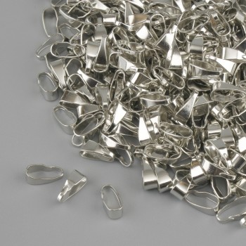 Anhängerhalter silberfarben, Durchmesser ca. 3 mm, Länge ca. 7 mm, Verpackung 18 g +