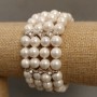 Mallorca-Perlen-Armband, Länge 18 cm, Stretch