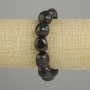 Armband aus facettiertem Granat, Durchmesser 14-16×12-13, 5 mm ±, Länge 18 cm ± elastisch