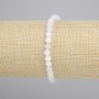 Armband Achat – facettierte Kugeln 5 mm, Stretch 18 cm