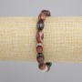 Achat-Körnchen-Armband, Durchmesser 12×8 mm, Länge ca. 18 cm, Elastikbasis