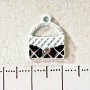 Schmuckzubehör – Anhänger Damenhandtasche, 15 mm, Packung 5 Stück