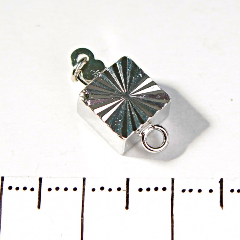 (18 mm) Quadratischer Armbandverschluss mit Feststeller