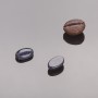 Fassung Cabochon – Minioval, Aventurin Blau-Sand Nacht Kaïra, Durchmesser 8×5 mm