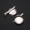 Metallbasis für Brosche 23 mm