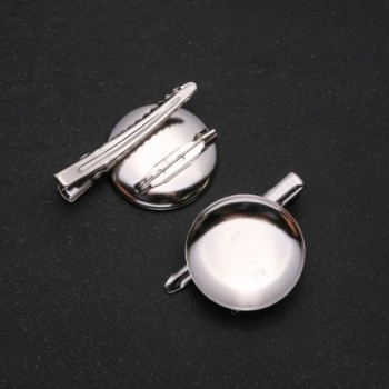 Metallbasis für Brosche 23 mm