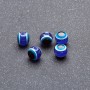 Perle 'Auge Nazar' blau, Durchmesser 5 mm, Packung 85 Stück, 7 g