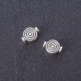 Silberfarbener Perleinsatz 8×10 mm, Verpackung 20 g, ±26 Stück