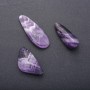 Anhänger aus Naturamethyst, Länge ca. 5 cm (+/-), assortiert