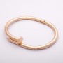 Armband 'Nagel' in Goldfarbe, High-Tech-Verschluss, Umfang 18 cm
