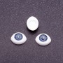 Zubehör „Lebendige Augen“ – Paar, Farbe Grau, mit grauer Pupille, Durchmesser 8 mm, Maße 11 × 14 mm, Verpackung 50 Paare