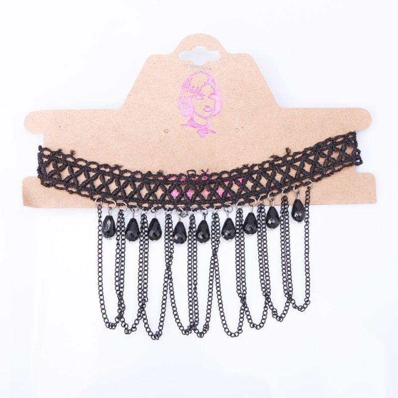 Choker-Halskette 'Venedig' mit Bi-Cone-Perlen
