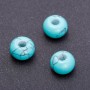 Pandora-Perle Türkis 14×10 mm, Lochdurchmesser 5 mm