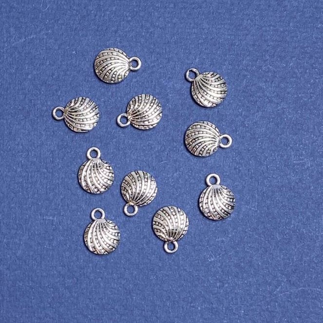 Schmuckzubehör Anhänger Muschel 10×13 mm, Verpackung 20 g, ±20 Stück