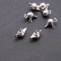 Schmuckzubehör Anhänger Aladins Lampe, Durchmesser 1,8 mm, Länge 18×13 mm, Verpackung 20 g ± 7 Stück